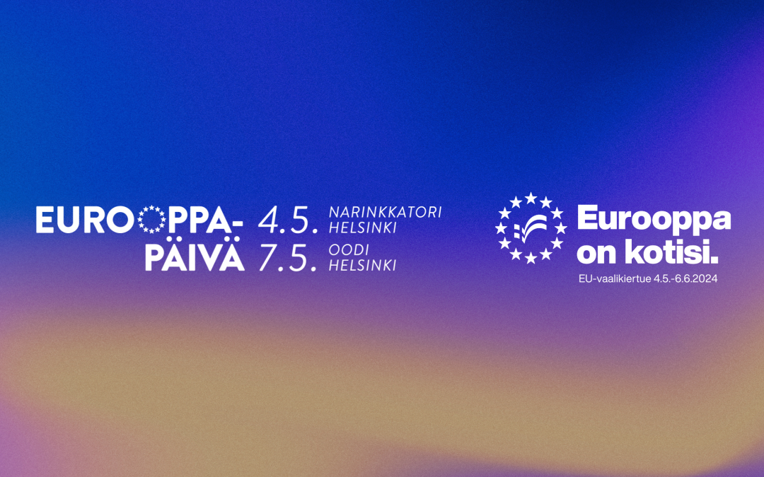Eurooppa on kotisi -EU-vaalikiertue alkaa toukokuussa Eurooppa-päivän kansanjuhlalla