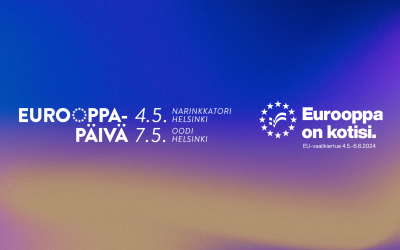 Eurooppa on kotisi -EU-vaalikiertue alkaa toukokuussa Eurooppa-päivän kansanjuhlalla