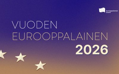 Vuoden eurooppalainen -tunnustus jaetaan taas – ehdota Vuoden eurooppalaista 27.3.2026 mennessä