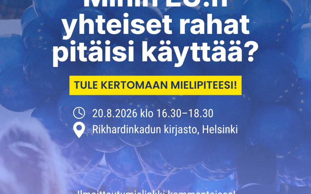 Keskustelu EU:n tulevasta monivuotisesta budjetista 2028-2034